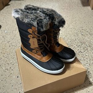 Vepose Women Mid Calf Insulated Winter Snow Boot (Size 10)